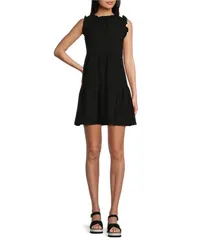 カッパーキー レディース トップス ワンピース Copper Key Airflow Babydoll Dress Black ブラック