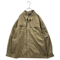 NIKE ACG(ナイキエーシージー) 90's~00's 2WAY Fishing L/S Shirt フィッシング 長袖 シャツ S1 SFD M ベージュ Y2K テックのサムネイル