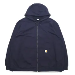 Carhartt ビッグサイズ ヘビーウェイト フルジップパーカー 3XL ネイビー Heavyweight Zip Front Hooded Sweatshirt 102974 メキシコ製