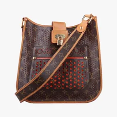 ルイヴィトンLouis Vuittonミュゼット モノグラム/ブラウン×オランジュ モノグラム ペルフォ M95174 CA0026