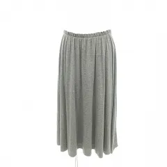 ミラオーウェン Mila Owen 美品 フレア スカート ロング グレー