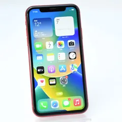 【美品＊純正バッテリー89％】au SIMフリー iPhone XR 64GB レッド