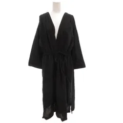 ジャーナルスタンダード JOURNAL STANDARD テンセルリネンガウンコート ロング F 黒 ブラック /FF ■YHS1