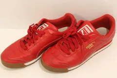 【中古】 PUMA レディーススニーカー 25.5cm Roma Basic PUMA 25.5cm 赤 レッド