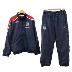 【中古】UMBRO ナイロンジャケット イングランド代表 ネイビー[79]