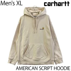【USED／メンズXL】CARHARTT WIP プルオーバー フーディ エクリュ