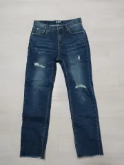 レディース ダメージ デニム ズボン M