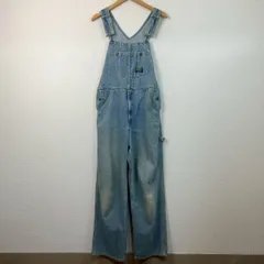 vintage OshKosh オシュコシュ オーバーオール デニム インディゴ 32x30 メンズ 古着 ワーク系 アメカジ