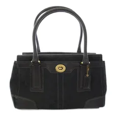 コーチ COACH トートバッグ ハンドバッグ シグネチャー 黒 ブラック 11062 /TK