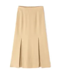 新品 [ナチュラルビューティーベーシック] ステッチタックマーメイドスカート【オレンジ/M】