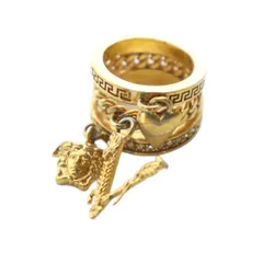 ヴェルサーチ ヴェルサーチェ VERSACE リング アクセサリー 指輪 ロゴ メドゥーサ 9 ゴールド色 ■GY19 /MQのサムネイル