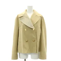 セオリーリュクス theory luxe 23SS CO NY Chambray Aliyah ダブルコート スプリングコート 38 ベージュ /MI ■OSのサムネイル