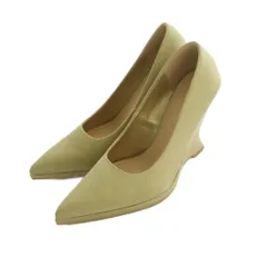 リエンダ rienda 24SS カーヴィウェッジポインテッドパンプス フェイクレザー M 23.5-24.0cm ベージュ /MI ■OS ■SHのサムネイル