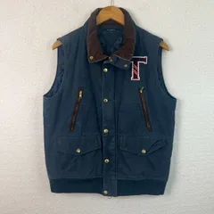 TOMMY トミー ベスト ロゴワッペン ネイビー Lサイズ メンズ 古着 アメカジ ストリートのサムネイル
