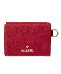 新品 トリフォードレザーウォレット TRI FOLD LEATHER WALLET 103244054009 RED ONE SIZE