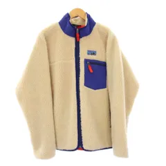 パタゴニア Patagonia Classic Retro-X Jacket クラシックレトロX フリースジャケット ジップアップ L アイボリー 23057 /KH