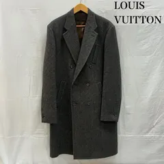 ルイヴィトン TAILOR MADE ダブルブレスト ウール ヘリンボーン チェック ロング チェスターコート RM072 メンズ 50 ISItems【USED】【古着】【中古】50154636のサムネイル