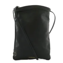 バーバリー ロンドン BURBERRY LONDON イングランド ENGLAND ショルダーバッグ ポシェット レザー ロゴ プリント 黒 ブラック /XZ ■GY13のサムネイル