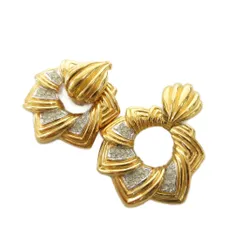 ランバン LANVIN イヤリング アクセサリー 両耳 ビジュー ゴールドカラー /FFのサムネイル
