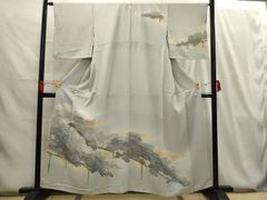 平和屋着物◎西陣 井筒織物謹製 六通柄袋帯 竹文 金糸 証紙付き 正絹