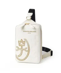 新品 カステルバジャック カヌレ レザーワンショルダーバッグ No.35922 シロ