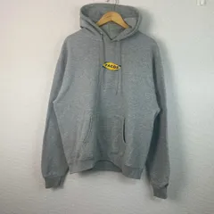 Champion チャンピオン スウェット パーカー ロゴプリント グレー Lサイズ メンズ 古着 ストリート アメカジ