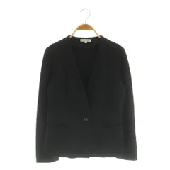 ナラカミーチェ NARA CAMICIE ノーカラー ジャケット 1B ストレッチ 1 ブラック /MY ■OSのサムネイル
