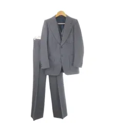 ダーバン DURBAN スーツ フォーマル 3点セット 青 ブルー シングル 長袖 137032-36 /CK1 ■GY61