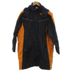 プーマ PUMA キッズ 男の子 ベンチコート 中綿 160 紺 ネイビー オレンジ /GG ■ECD001