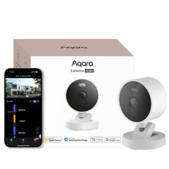 【迅速に発送】Aqara 防犯カメラ スマートカメラ G100 玄関 見守り ペット 監視カメラ 室外室内兼用 IP65防水 2K 3MP 140度超広角 フルカラー 赤外線白黒ナイトビジョン AI検知 プライバシー保護 Alexa Home 65ecfcd2