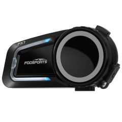 【迅速に発送】FODSPORTS バイク インカム FX7 メッシュ通信 インカム デュアルチップ 音楽聴きながら通話 8人同時通話 HIFI音質 ワンタッチ全部接続 通信自動復帰 音楽共有 FMラジオ IP67防水 CVC&ENCノイズキャ ec9a5404
