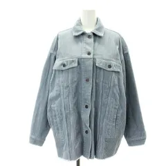 ザラ ZARA コーデュロイジャケット コットン XS 水色 ライトブルー /NR ■OS