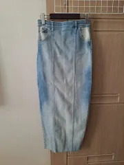 ZARA デニム ロング丈スカート