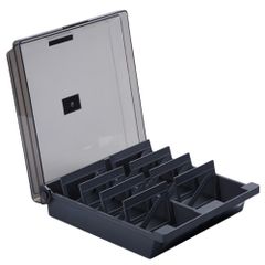 ideamall 名刺整理ボックス 名刺ホルダー ケース 大容量 管理箱 保管 最大1000枚収納可能