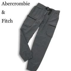 Abercrombie&Fitch アバクロンビー＆フィッチ 春夏 ストレッチ★ クライミング カーゴ ジョガー パンツ Sz.XS メンズ グレーのサムネイル