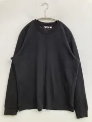 UNIQLO U ユニクロユー スウェット S ブラック コットン 無地 長袖