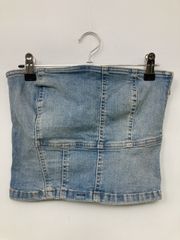 ZARA ザラ チューブトップ USA S ブルー