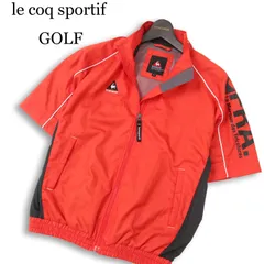 le coq sportif GOLF ルコック スポルティフ ゴルフ 春夏★ 半袖 ウィンドブレーカー ブルゾン ジャケット Sz.M メンズ