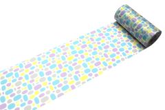 カモ井加工紙(Kamoi Kakoshi) mt マスキングテープ 1P deco プール・ブルー 100mm幅x7m巻 MT10W1120 [プール・ブルー] [100mm幅]