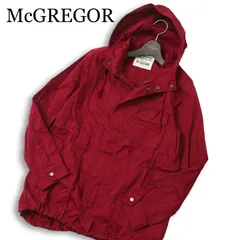 McGREGOR マクレガー 通年 コットン100％★ フード付き マウンテンパーカー ジャケット ジャンパー M-51 Sz.L メンズ 赤系のサムネイル