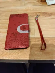 iPhone 12/12 Pro手帳型スマホケース 猫 ローズ 249K1365