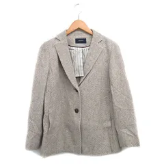 ニューヨーカー NEWYORKER テーラードジャケット ブレザー ウール 9 ベージュ /KT32