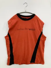 HARLEY-DAVIDSON ハーレーダビッドソン ノースリーブ L オレンジ