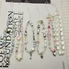 スマホストラップ シンプル インスタ風 新作 携帯ストラップ アクセサリー 海外販売 人気 Y2K トレンド