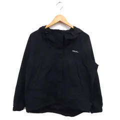 ミルクフェド MILKFED. マウンテンパーカー ジャンパー メッシュ ロゴワッペン ジップアップ S 黒 ブラック /NT1