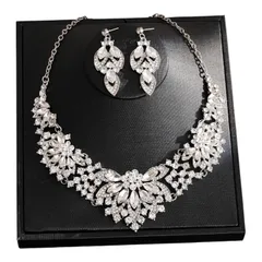 8002-2 ネックレスピアスセット 社交ダンス