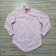100/ ポロラルフローレン ピンク オックスフォード シャツ