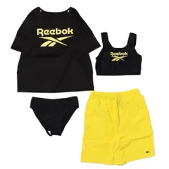 新品 [リーボック] 水着 4点セット ビキニ Tシャツ ハーフパンツ 124731