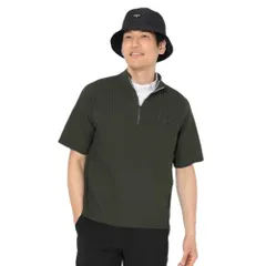 新品 [キャロウェイ] 半袖シャツ モックネック ハーフジップ やっぱり半袖スタイル ニット ゴルフ C25234106 メンズ