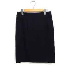 アンタイトル UNTITLED タック タイトスカート ミニ スリット 無地 シンプル 2 ブラック 黒 /FT1